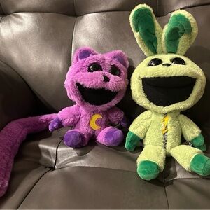 Poppy Playtime Smiling Critters Catnap and Hoppy Hopscotch Plush